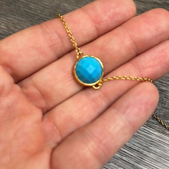 Stella & Dot retired blue beaded adjustable bracelet - Picture 9 of 9